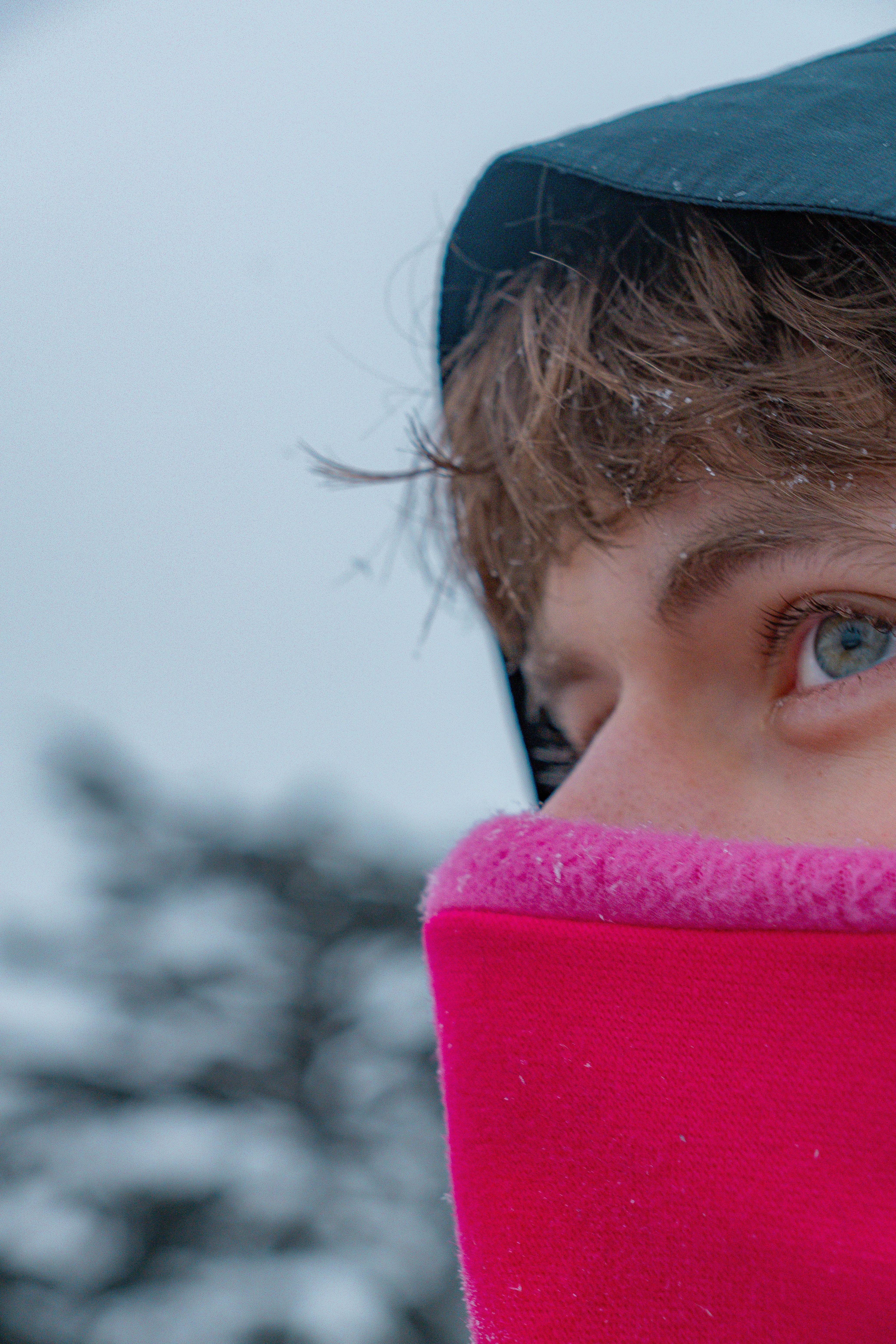 Portrait in snow